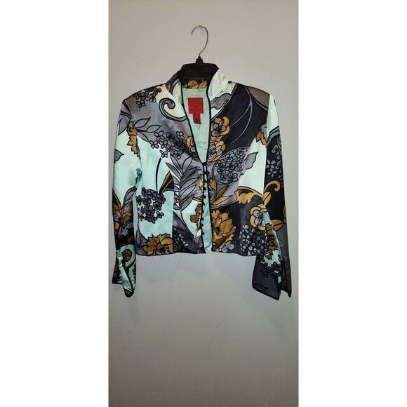 JS COLLECTION SILK BLAZER  - Picture 1 of 7